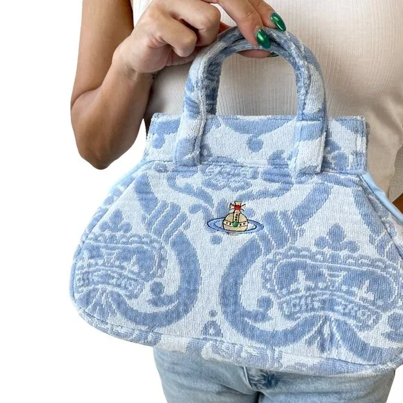 Vivienne Westwood Vintage Orb Logo Mini Bag Magnet Blue [105968] - Picture 2 of 12